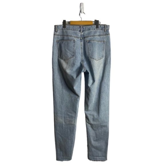 Height of Fashion Women's Light Wash High Waisted Boyfriend Jeans - Picture 7 of 7